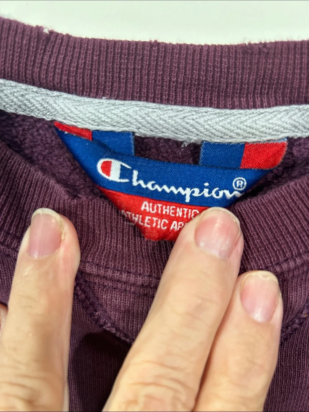 Champion Men's Crewneck Sweatshirt - Plum